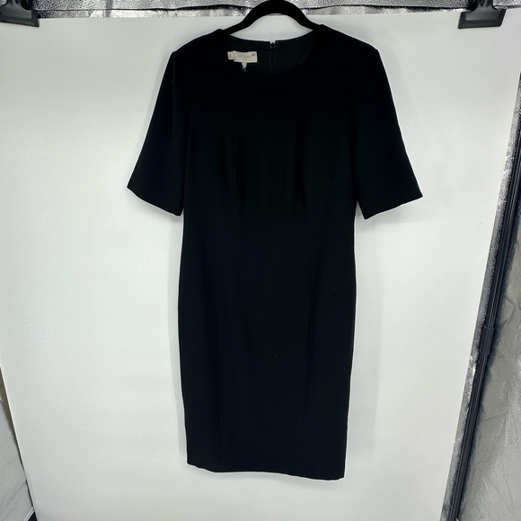 Hobbs London Madison Black sheath dress US 8 UK 12 NWT $290 - Picture 2 of 8